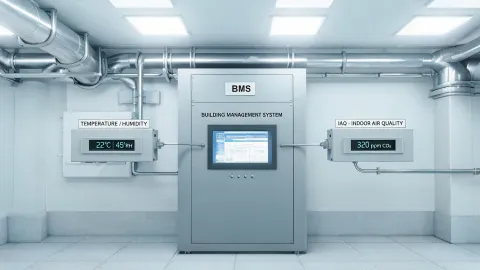HVAC transmitter installation
