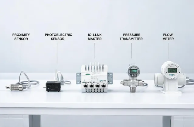 Industrial sensor and transmitter catalog bench